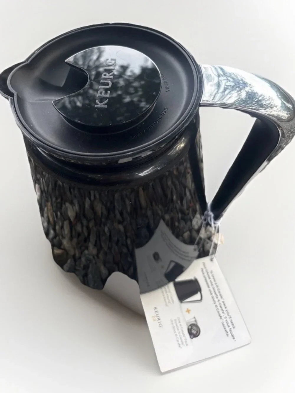 Keurig Hot 2.0 Coffee Pot / Pitcher / Carafe 32 oz (4 cups) Black & Chrome